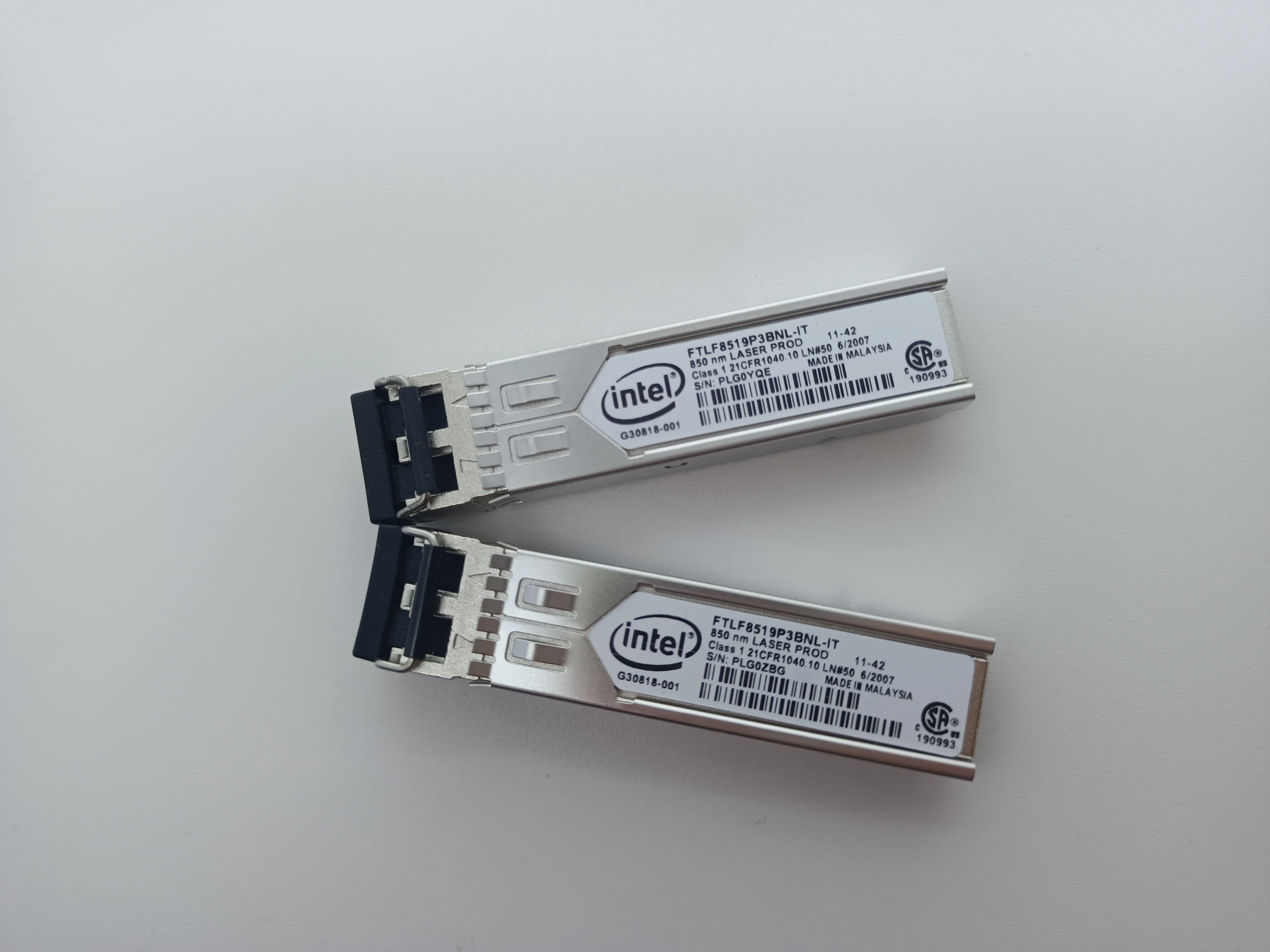 Original FTLF8519P3BNL-IT 1.25G 850nm 550m SX MM 550m gigabit ethernet nic single port sfp  i210 network interface card