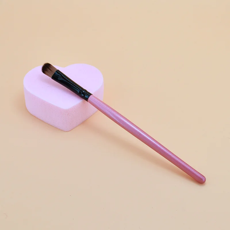 Black eye blender  kabuki Mix color Lip Liner make up brush wooden Eye shadow single makeup brush