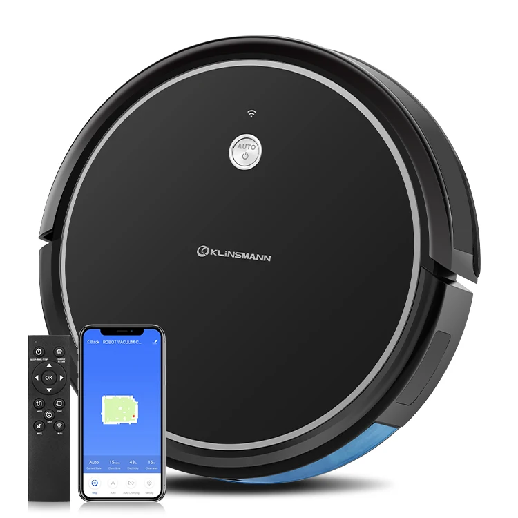 Klinsmann K185 1800Pa Suction And Rechargeable Battery Multifunctional Auto Sweep Robot Vacuum Cleaner