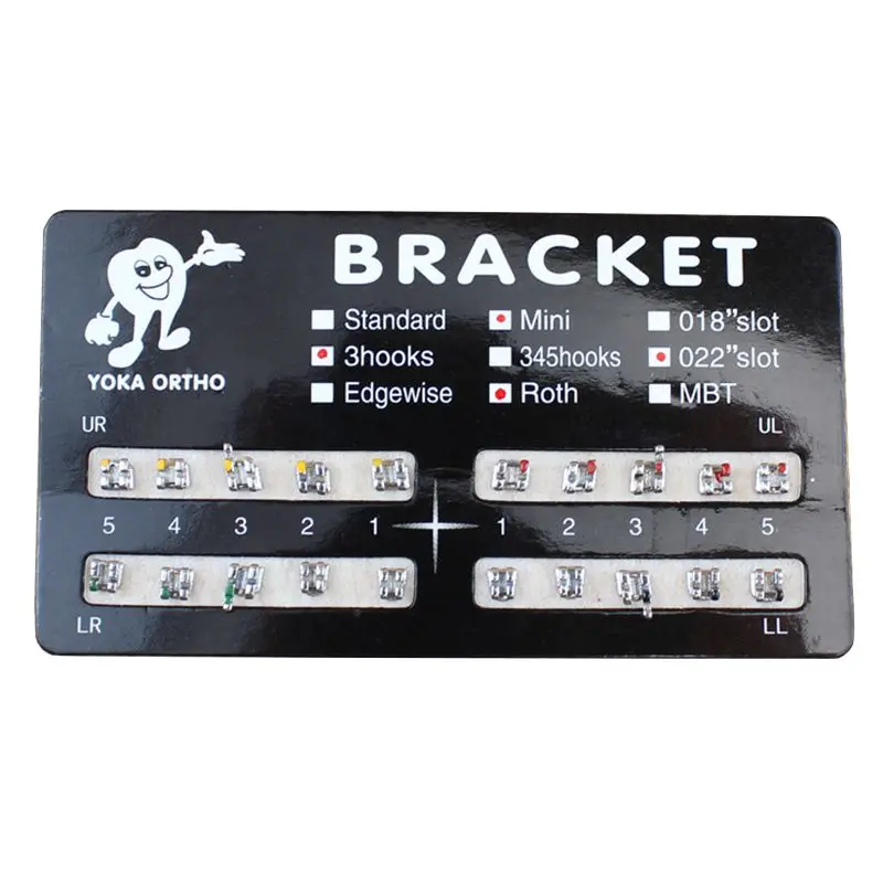 Dental Ortho Mini Roth 022 Slot Metal Braces Bracket