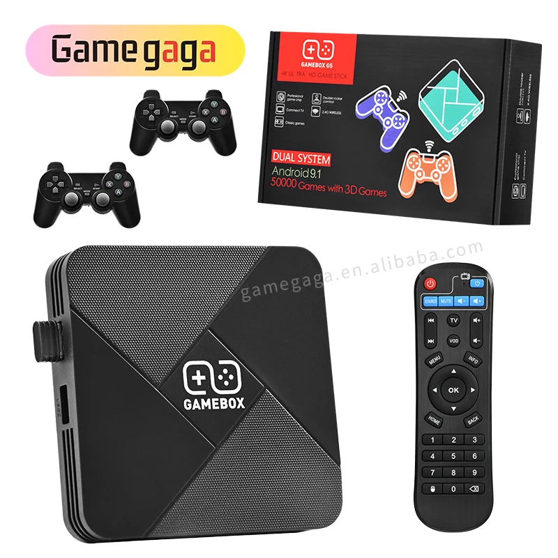 G5 Game Box 4K HD Retro Video Game Console 64 bit Built-in XS 30000+/40000+ TV Games console For psp/n64