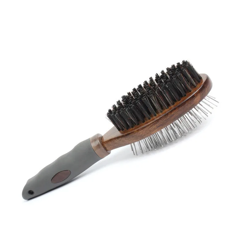 Wholesale 2 in 1 Pet Dog Comb Double Sided Clean Grooming Double Side Dog Comb Air Bag Comb