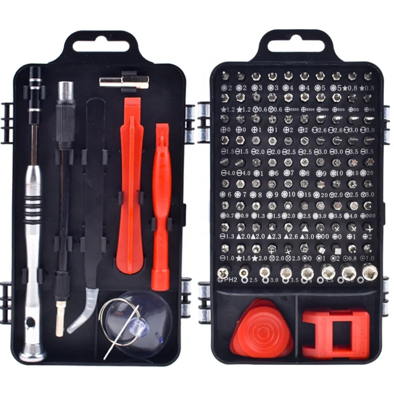 Wholesale multifunctional 110 in 1 tools box set Repairing Phone Computer Screwdriver Tool Set Tools set