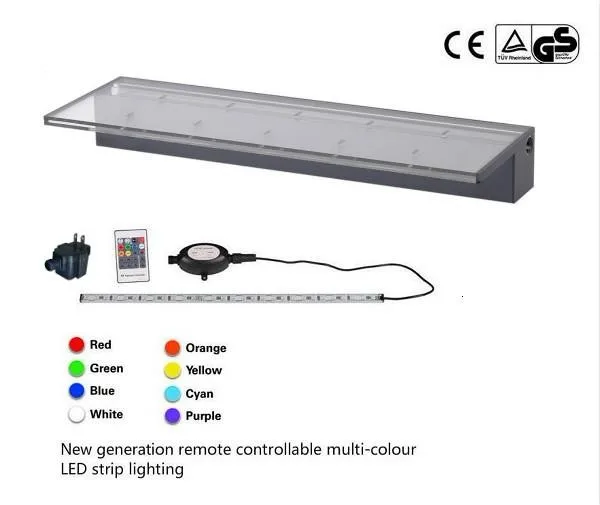 Акриловые сопла водопада для бассейна, сада, улицы, бассейна, водопада