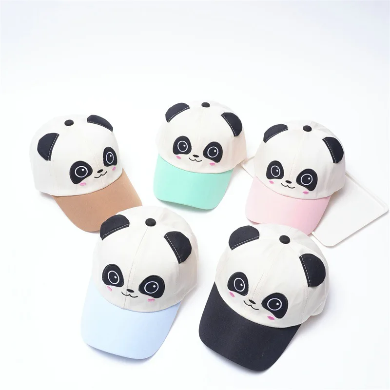 Cartoon Baseball Cap Kids Hats Panda Hat For Child
