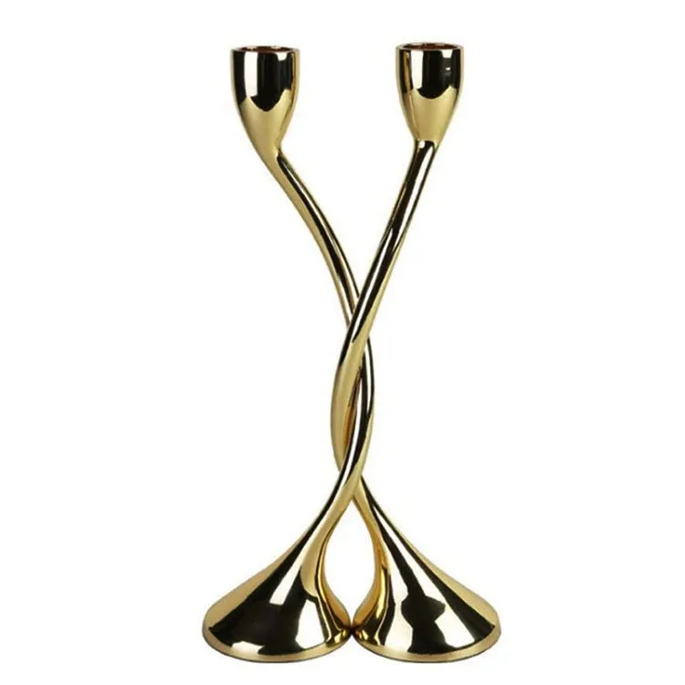 Custom European Candlestick Geometric Animal Snowflake Candlestick Custom Zinc Alloy Aromatherapy Candlestick