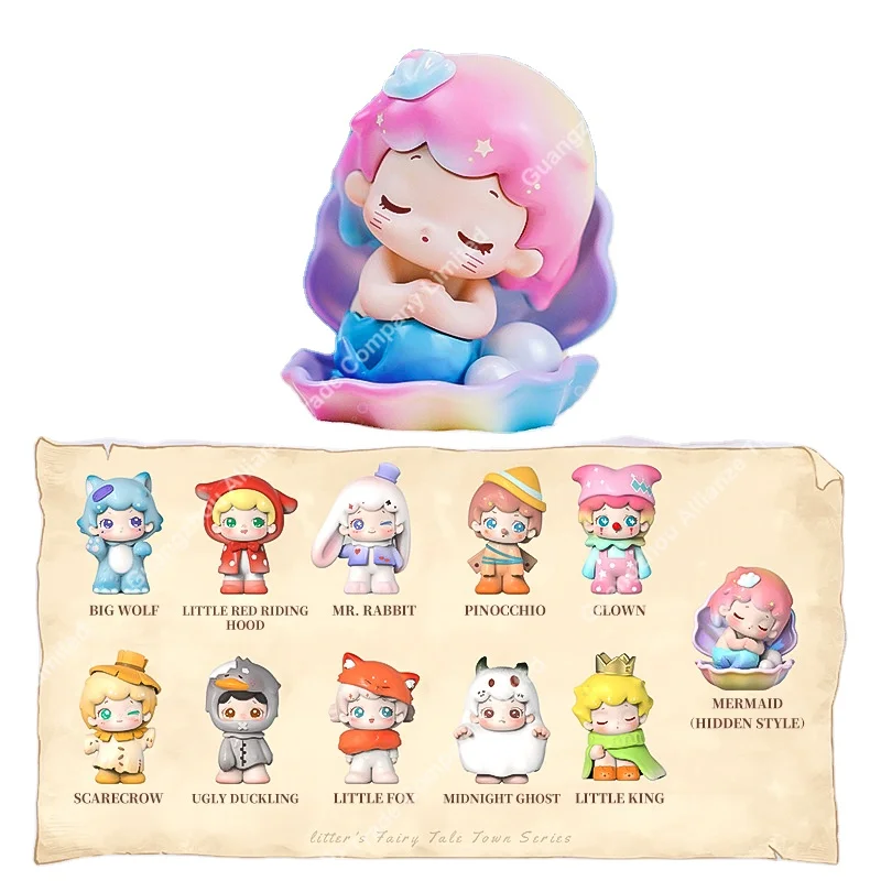Популярная игрушка на заказ шкатулка для слепых игрушек сюрприз подарок 10 + 1 маленький сказочный город популярная Милая таинственная Подарочная коробка из ПВХ милая кукла