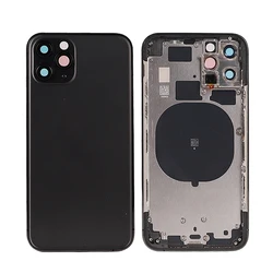 wholesale Hot selling back housing battery glass with frame for iphone 11 Pro Max 11pm body rear door chassis