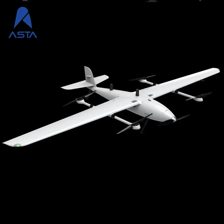 Беспилотный летательный аппарат дальнего действия VTOL с фиксированным крылом промышленный многовинтовой Квадрокоптер 4k HD-камерой для наблюдения и построения