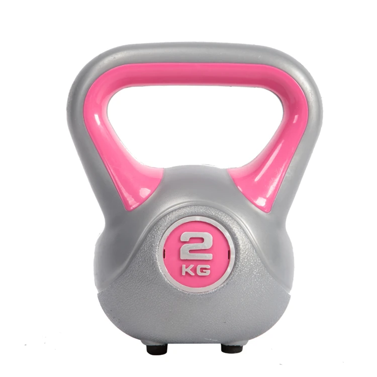 Custom High Quality Power Training WeightLifting Colorful Plastic Sand Kettlebell