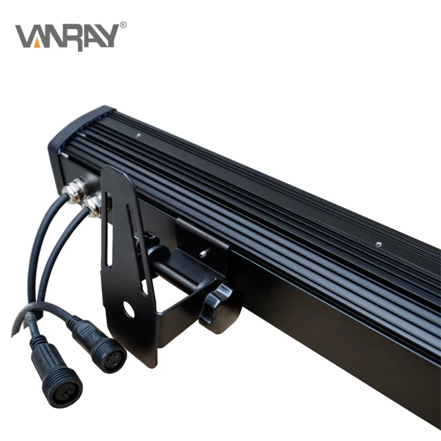 Светодиодная настенная шайба Rgb Dmx512 с управлением из алюминиевого сплава Ip65 36w Открытый 24*3w. RGB 3-в-1 лампочка сценическая 25 градусов 90