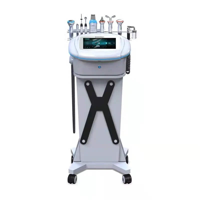 portable multifunction 12 in 1 cryo facial skin care salon bio tripollar hydro ultrasonic facial oxygen machine