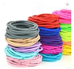 New Lot 10Pcs Girl Kids Baby Tiny Hair Bands Elastic Ties Ponytail Holder