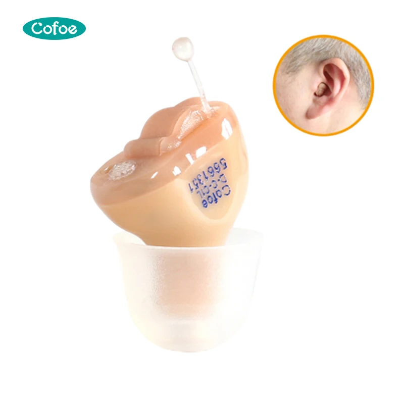 The Deaf Digital Mini Invisible Cheap  4 Channels Hearing Aids Pocket Amplifier Mini Rechargeable Mini Multichanals Hearing Aid