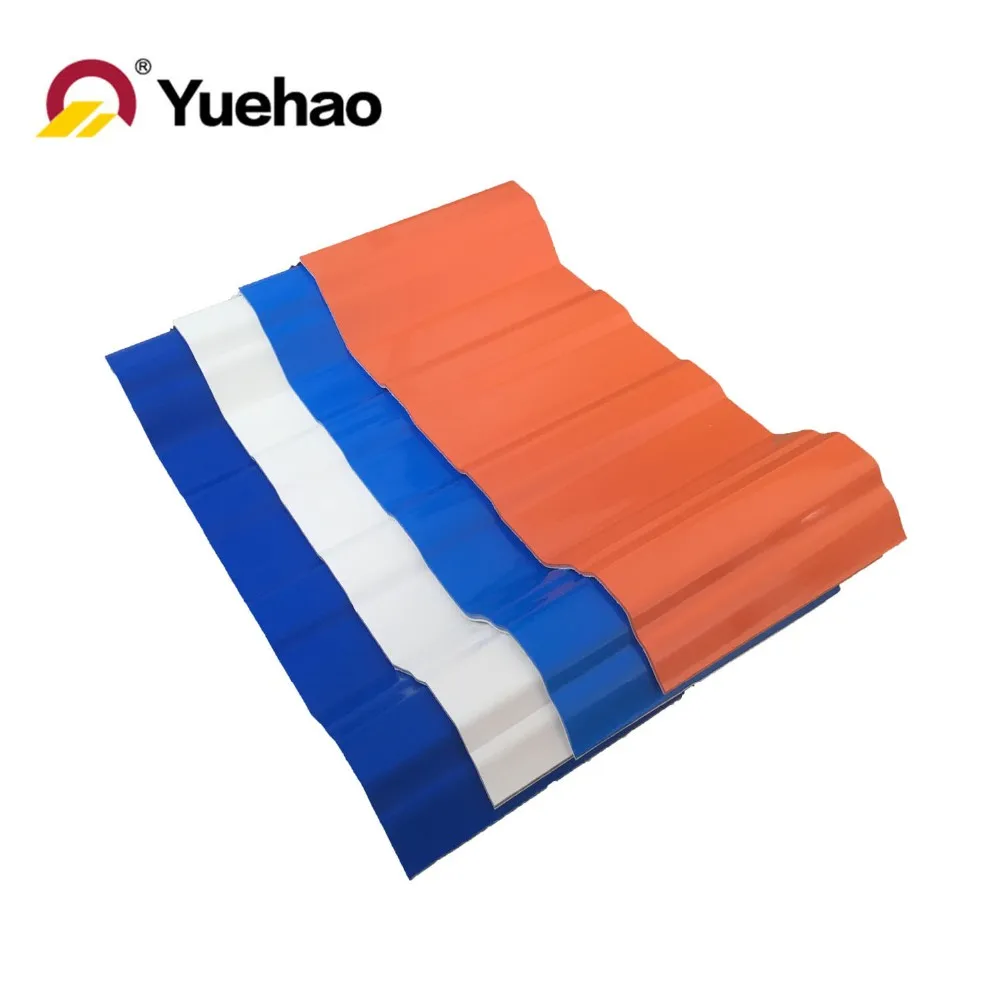 Impact Resistance Techos De Pvc Plastic Roof Sheet 3 Layers Upvc Tile