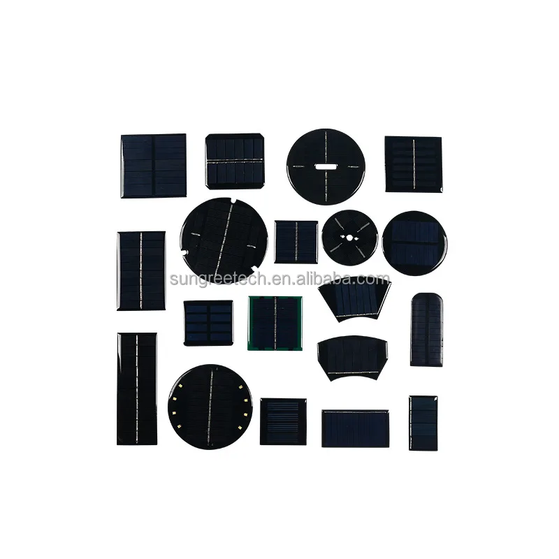 Эпоксидная мини-солнечная панель ETFE 5V 6V 12V на заказ 1W 2W 6W 10W