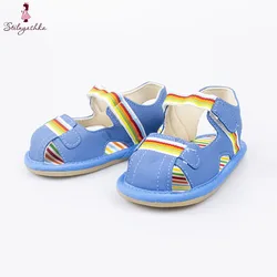 Summer wholesale blue color baby designer sandals kids shoes for boys