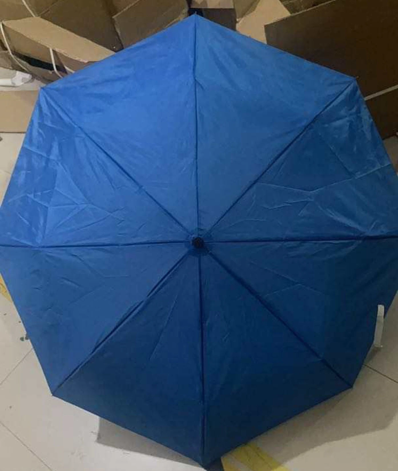 FMU001 High Quality Wholesale Promotional Cheap Custom Logo Print 3 Folding Umbrella Light Weight China Made Umbrella