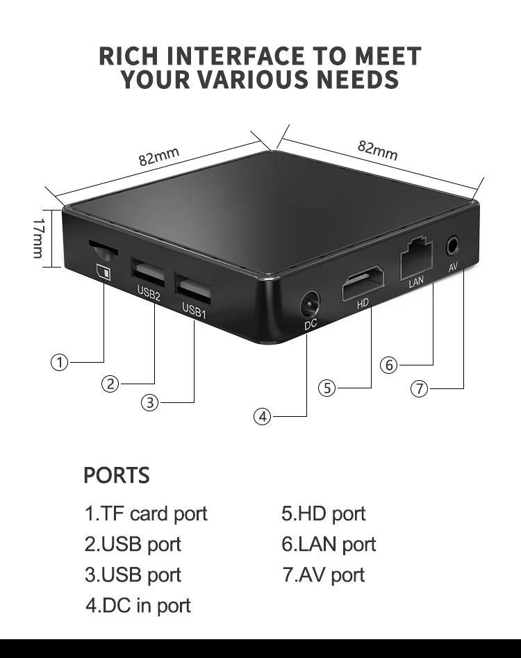 Wholesale TV Box Android 11 Support 6K ULTRA HD 2GB/4GB ram Allwinner H616 10bit HDR Smart TV Box With BT remote Control