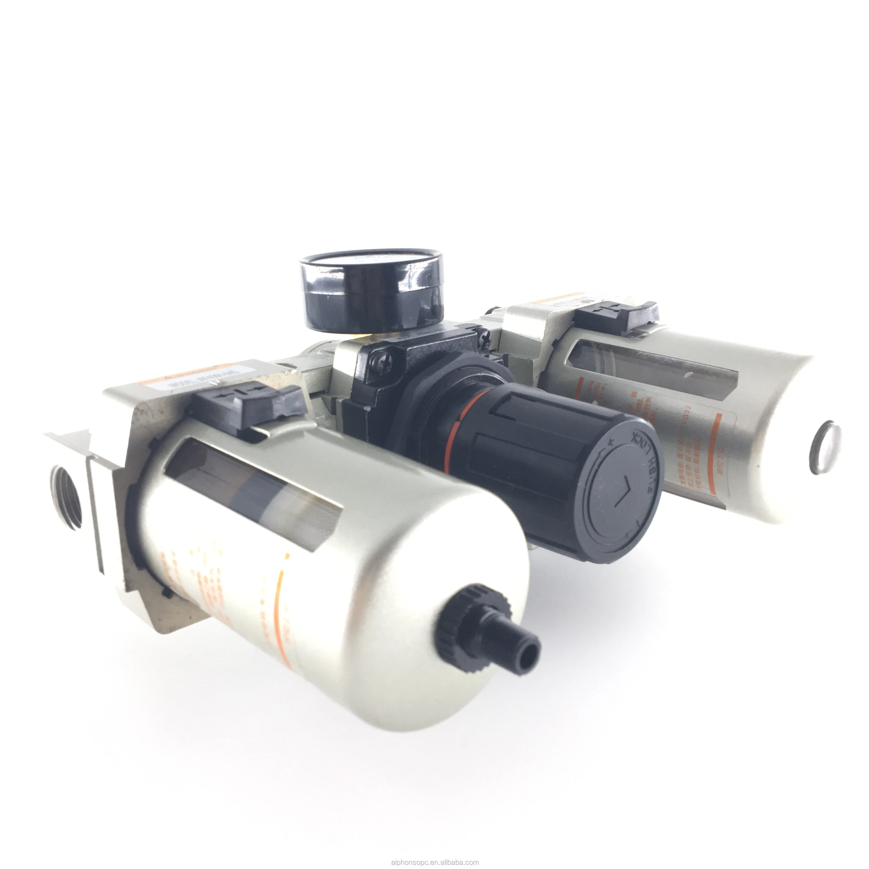 
SMC type AC3000-03 3/8 Inch port size FRL air Maintenance units Air Filter + pressure regulator + oil Lubricator 