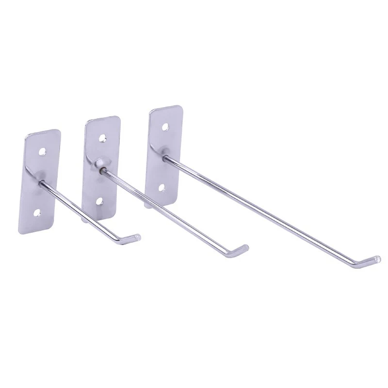 Store Metal chrome Adhesive wall hook screw wall hooks