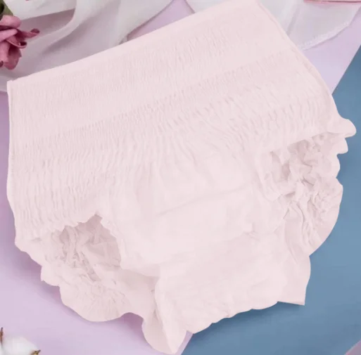 Oflye Female Sanitary Pads Women Panty Style Menstrual Disposable Napkins Feminine Care Diaper