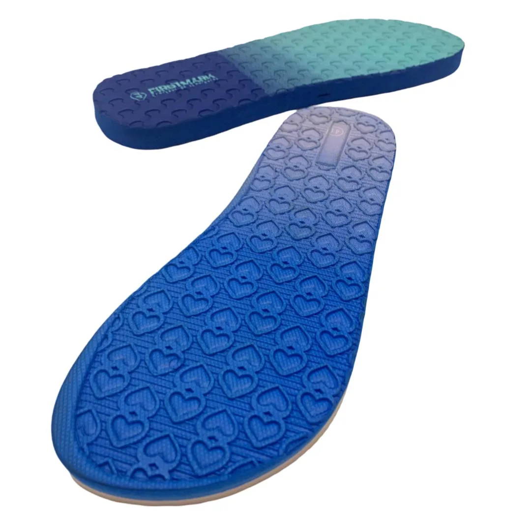 Bosirui Fashion Customized Logo Summer Women Beach PE/EVA Slide Sandals Shoes SOLE slipper sole sheet material BSR