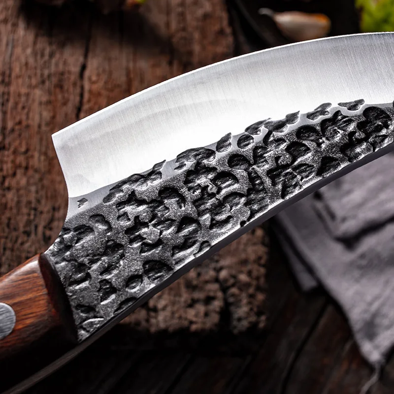 High Carbon Steel Japan butcher knife pouch scabbard set only buy one Meat Knives Forged with leather  Sheath