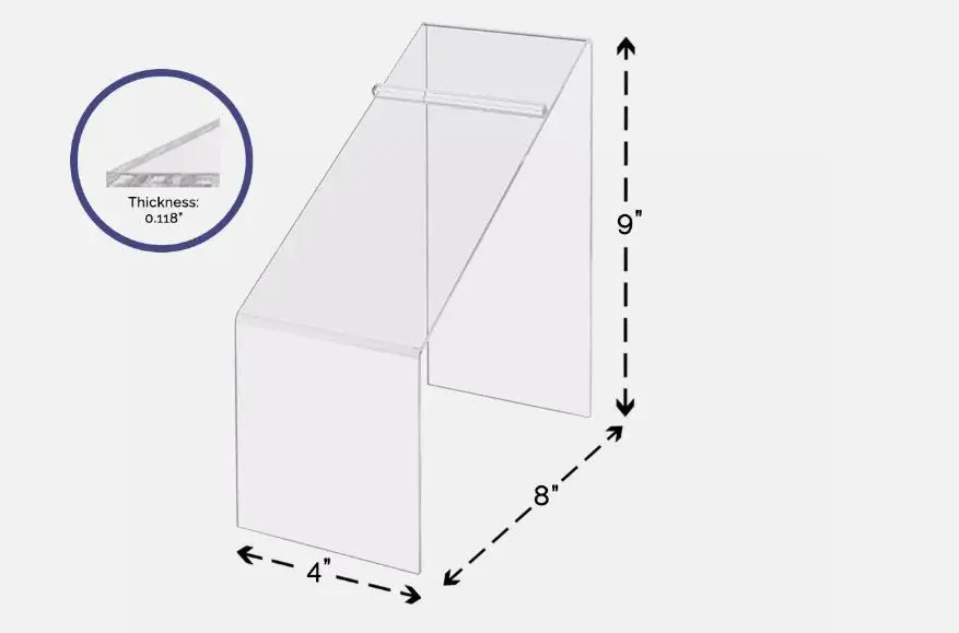 hot sale Acrylic Shoe Display Stand Holder