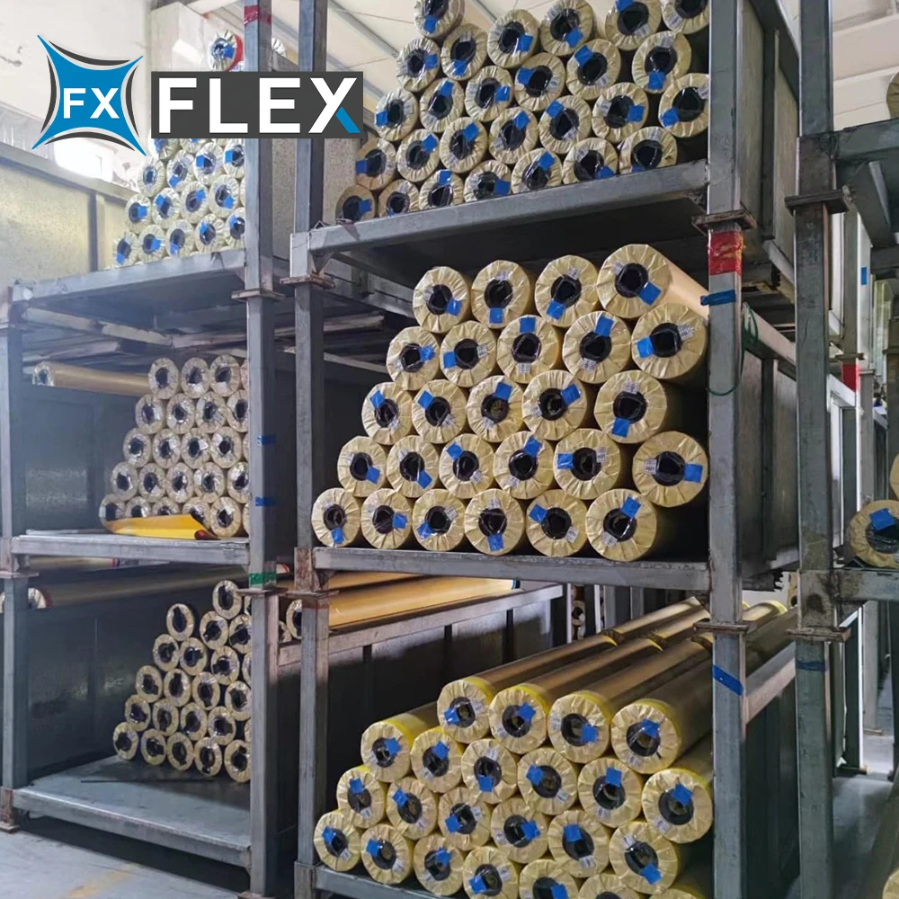 FLFX заказной 500D 350 Gsm камуфляж ПВХ брезент рулон для палатки/надувной лодки