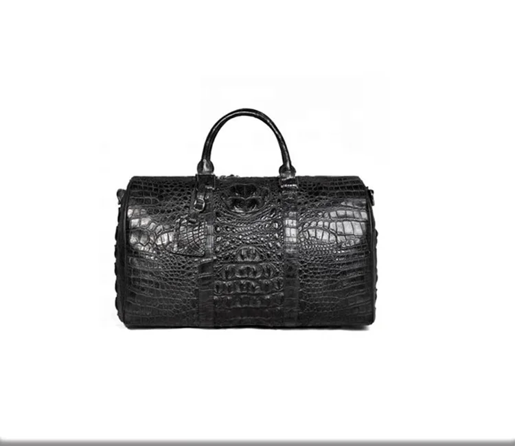 New arrival genuine crocodile leather skin men duffle Bag