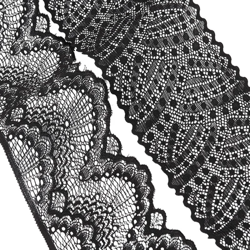 2024 New Design Hot Sale Embroidery Cotton Polyester Crochet Lace Fabric For Clothing