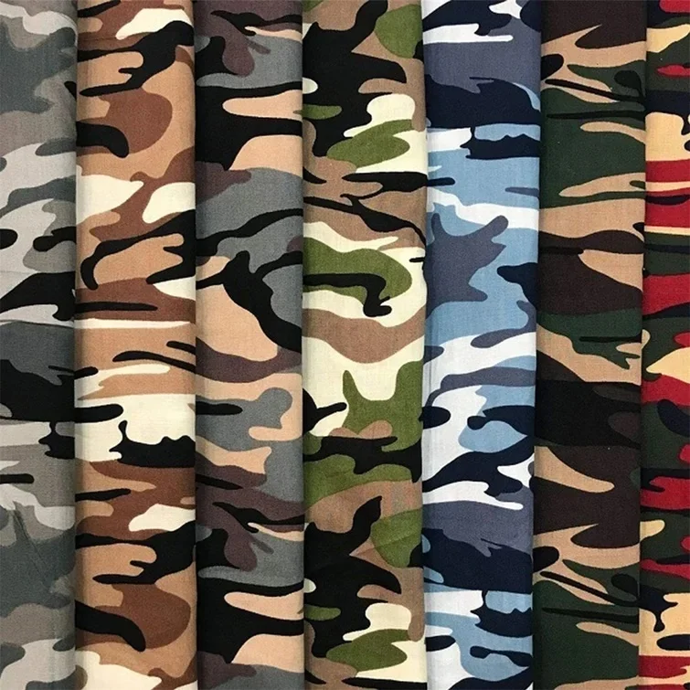 Fabric manufacturer accept OEM & ODM wholesale custom printing camo polyester/cotton tactical combat uniform camouflage fabrics