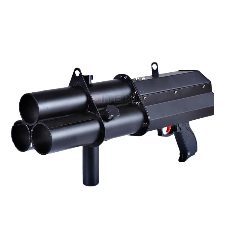 3 ways confetti gun with rechargeable