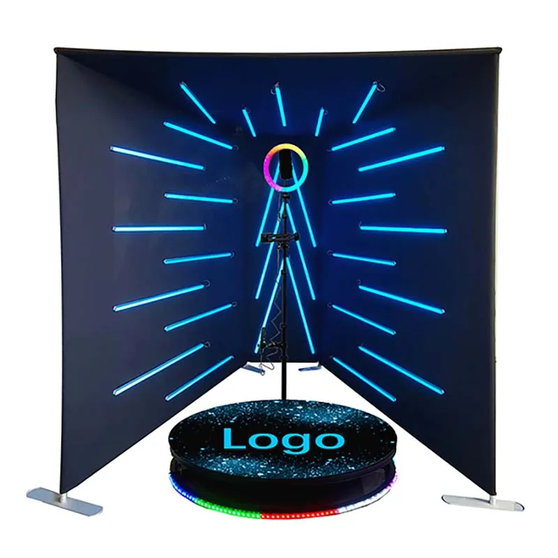 Factory 360 Photo Booth Magnet Logo With Free Accessories 360 Photo Booth 3.5 Free Custom Logo Photo Booth 360 Shell Kiosk Props