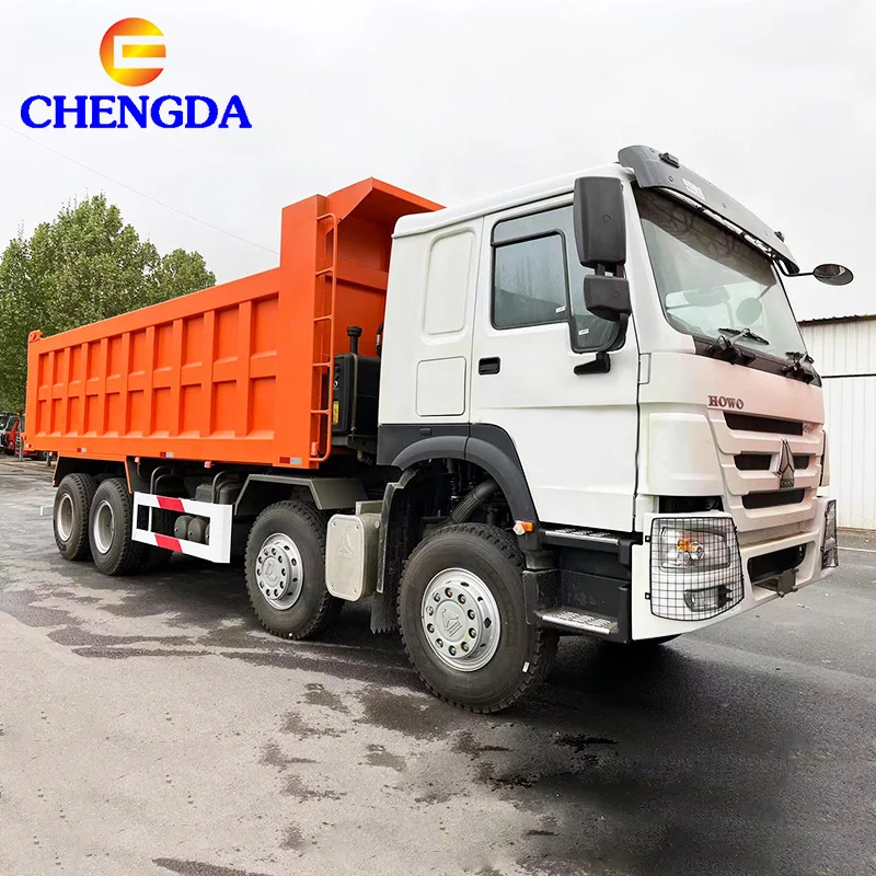 Factory Sale 2016-2024 Sinotruk Used 6x4 8x4 RHD Tipper Trucks 10 12 Wheeler 30 Ton 371hp 375hp 380hp Howo Dump Truck