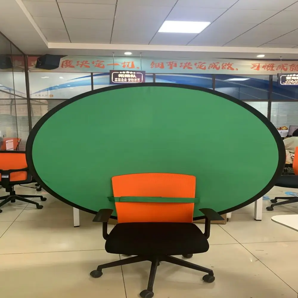 Portable Green Screen Chair Green screen Backdrop with Stand Collapsible Small Green Background