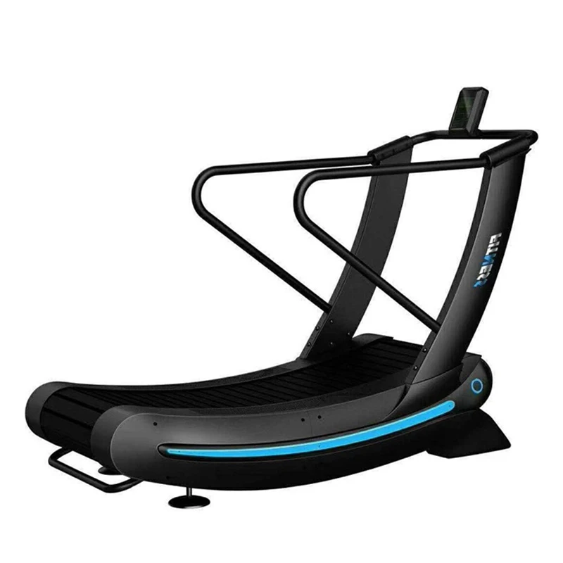 High quality Mechanical Magnet Resistance Noiseless Unpowered Curve Treadmill