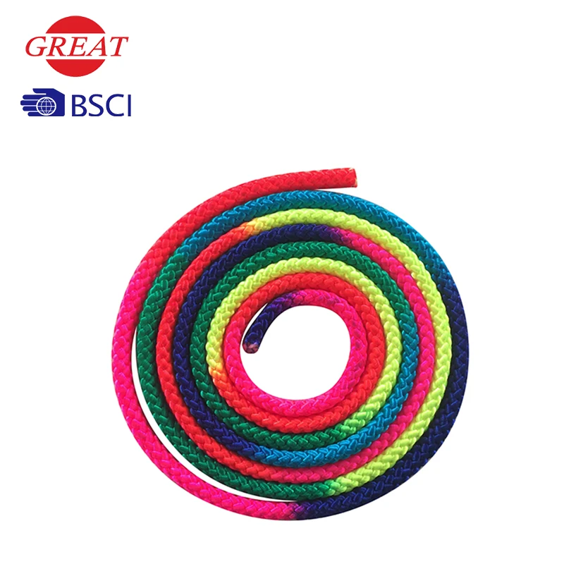Нейлоновая гимнастическая веревка для танцев различных цветов на заказ