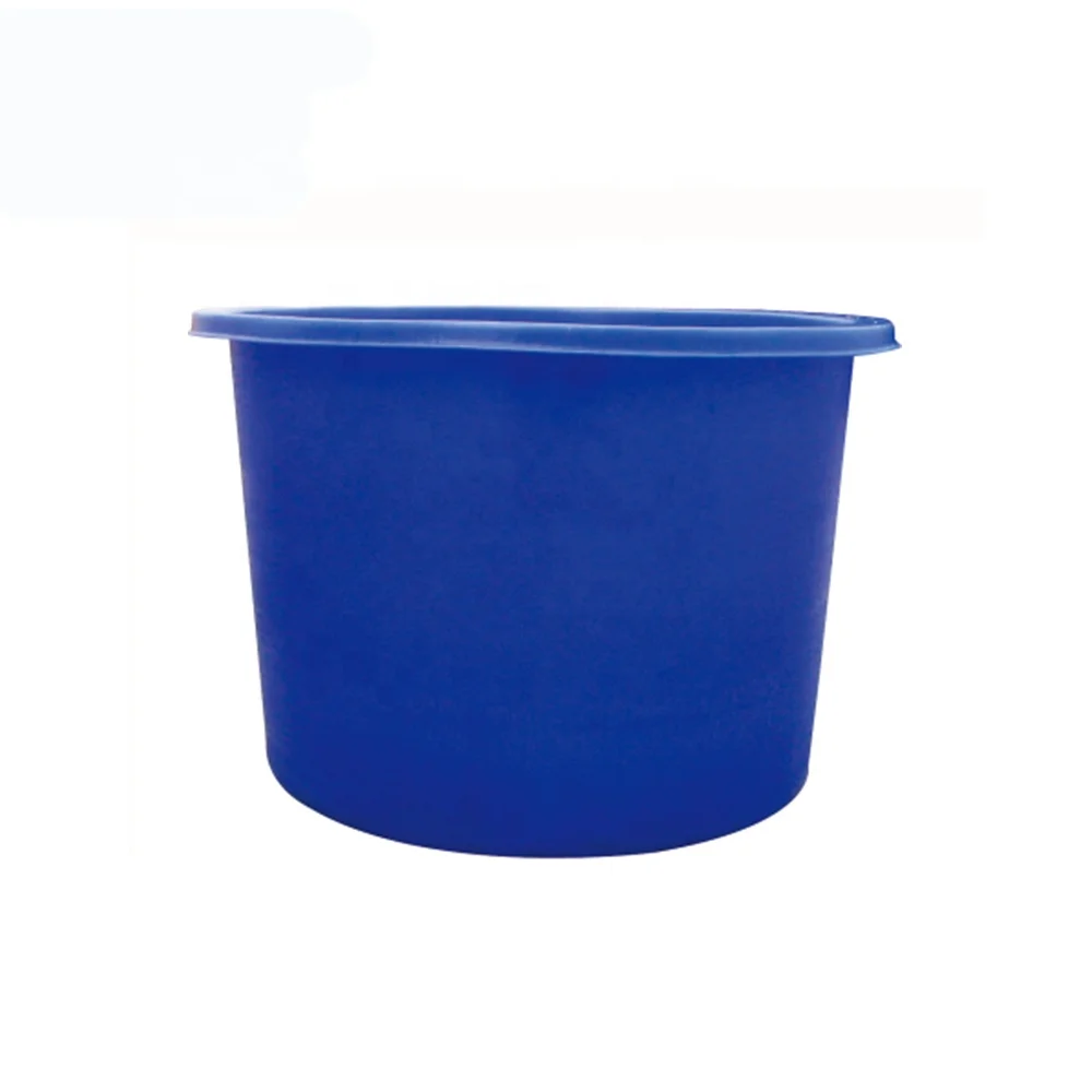 1000 liters polyethylene marine aquarium PE open top plastic big fish farm tank water container with outlet