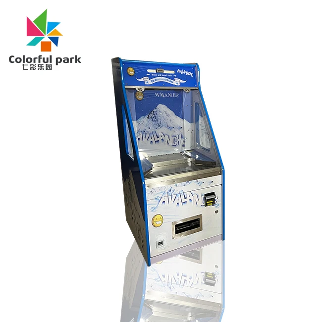 colorful fun Indoor entertainment  coin operated arcade coin  pusher machine for gift lottery machine for amusement park