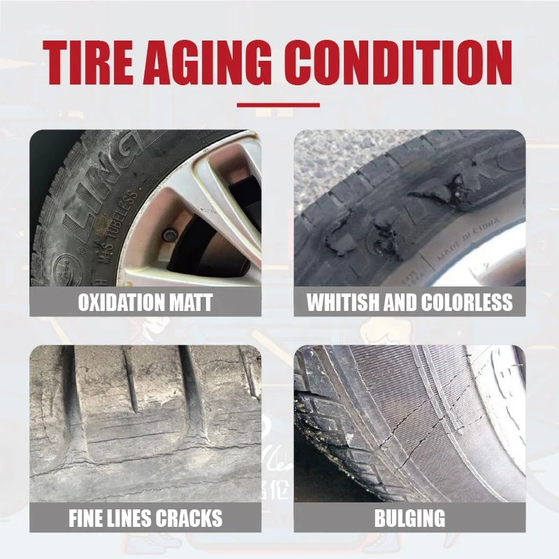 OEM Best Price Car Tire Shine Gel Tire Polishing Lasting Glossy