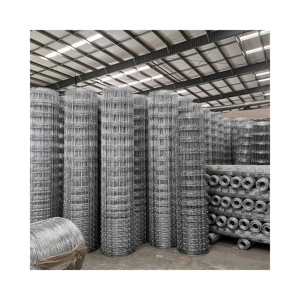 BOCN Wholesale Galvanized Grassland Wire Mesh Fence Cattle / Sheep / Field / Deer Farm Fence