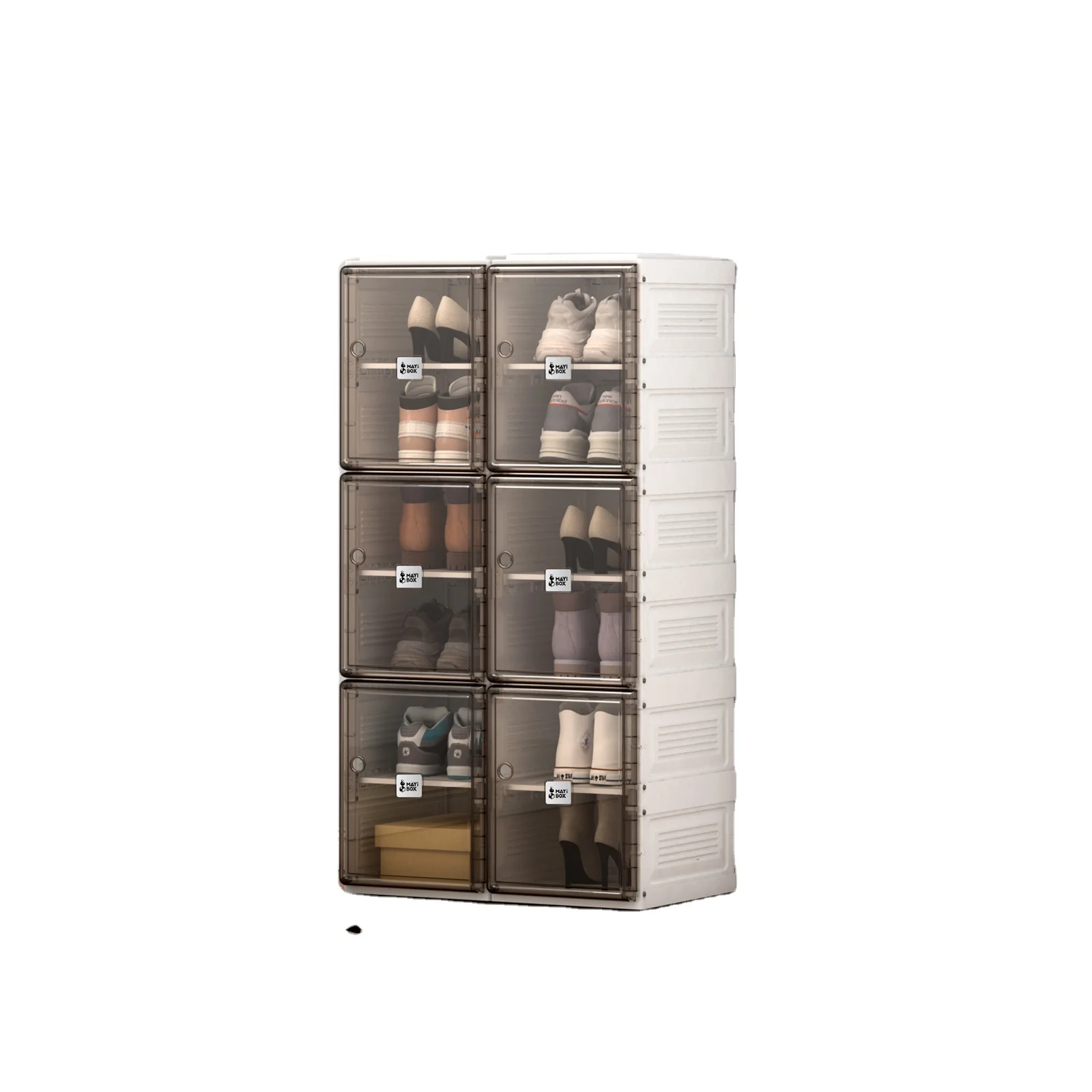 mayi ANTBOX shoe racks for home With Magnets Clear Shoe box sneakers Storage Display Transparent Foldable Custom