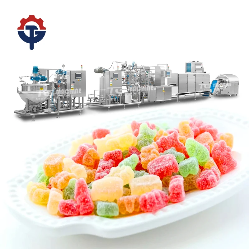 high yiled fully automated gummy jelly candy machine confectionery equipment
