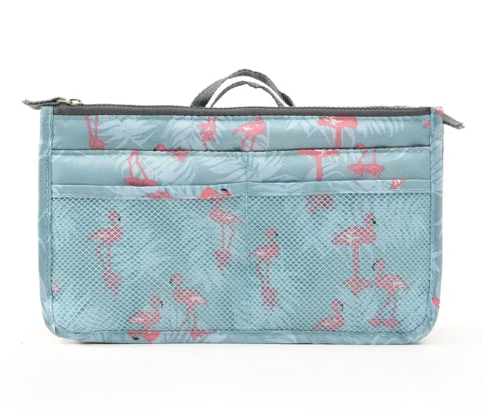 Custom Double Zipper Ladies Cosmetic Make Up Organizer