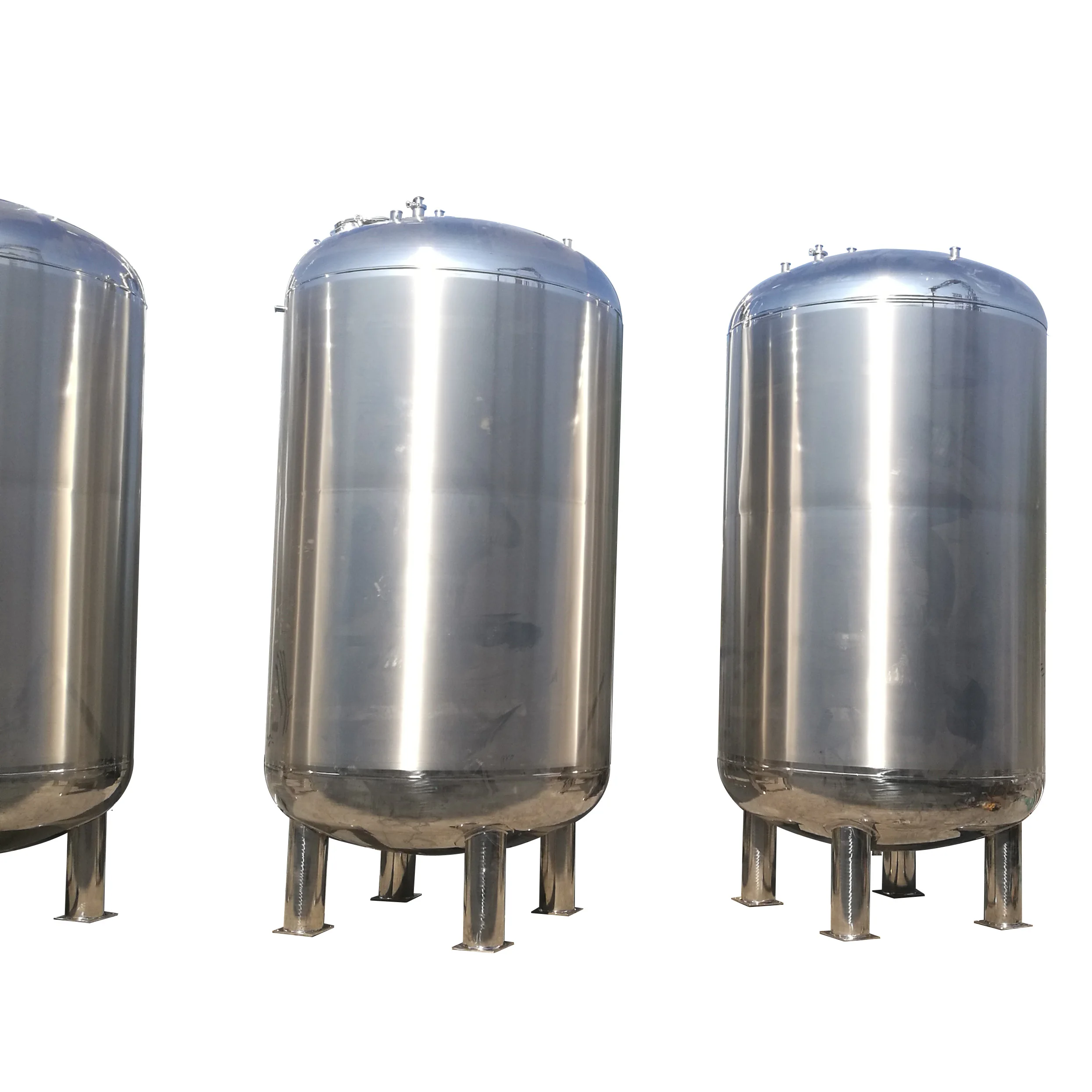 10000L Horizontal stainless storage tank for alcohol/water /chemical liquid