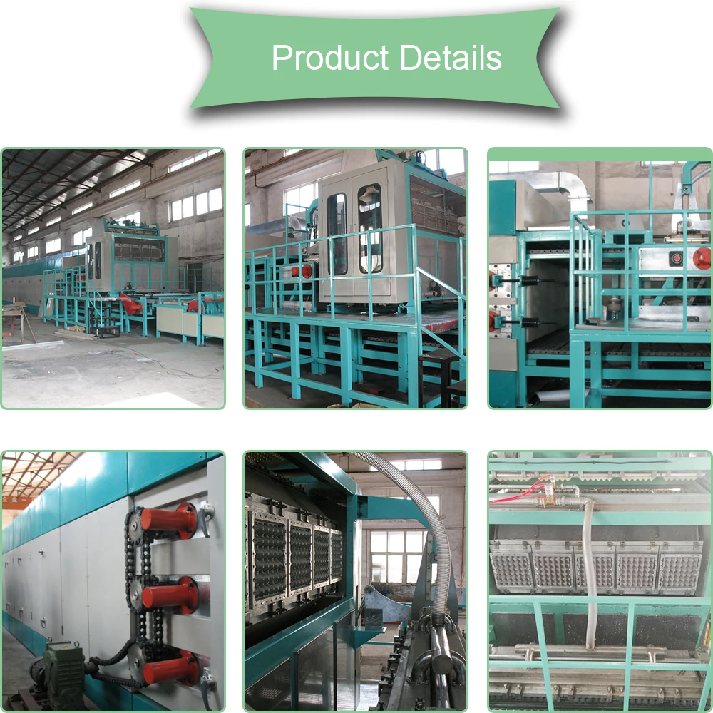 Paper Recycling Machine eggs try carton production making line/machine