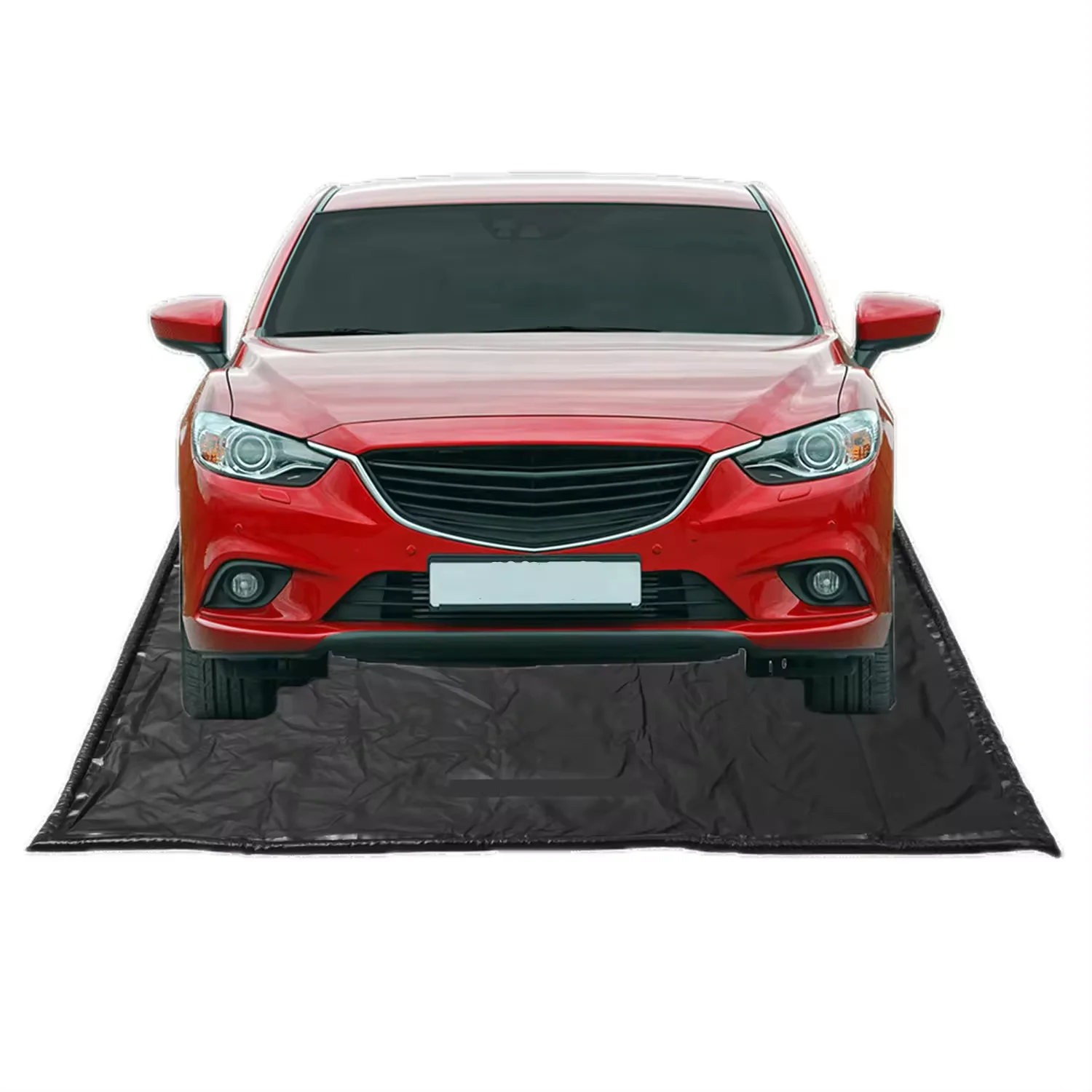 Waterproof wash pads PVC coated tarpaulin car wash water containment mat for garage floor