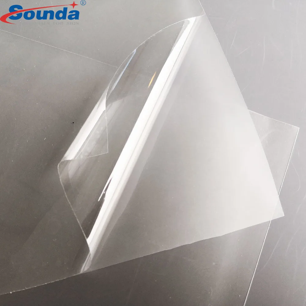 Супер прозрачная пвх печатная двухсторонняя холодная ламинирующая пленка для бумаги